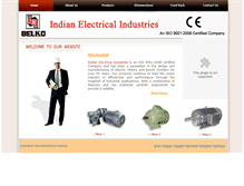 Tablet Screenshot of electricmotorindia.net